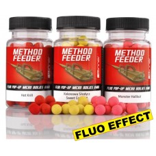 Method/Feeder - Fluo Pop Up Micro Boilies - 8mm/35g