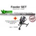 Akcia feeder 3,6m/80g + feeder baitrunerový navijak