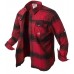 košeľa flanelová Banga (red/black) l/s