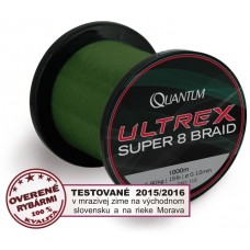 Ultrex Super 8 Braid 1000m šnúra zelená