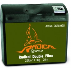 Kaprové šnúry radical double fiber 25lbs/15m