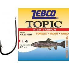 háčik zebco topic trout # 6 - cena za balenie 20ks