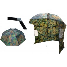 dáždnik s bočnicami zebco storm 2,20m camou