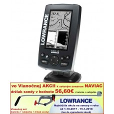 Lowrance MARK-4 CHIRP s GPS - 4 lúč snímanie 120°/60°/5
